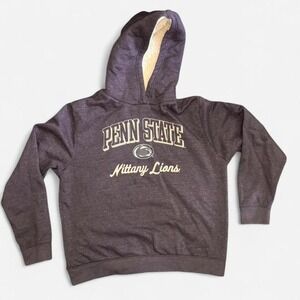 Penn State Nittany Lions Sherpa Lined Hoodie Mens Gray NCAA College Pullover